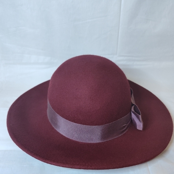 Vintage Lancaster Pencil Ren Maroon Hat - Picture 1 of 4